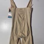 Women's Assests Spanx Shaping Open Bust Bodysuit Beige Size XL