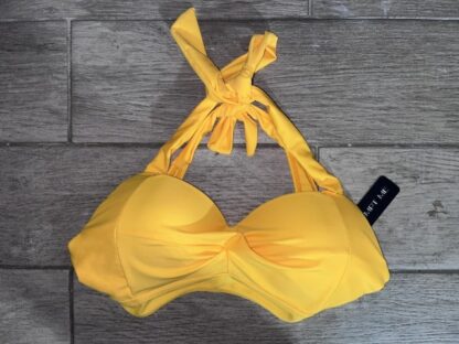 IMG 6769 Women's Yellow Bikini Top Size Medium