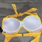 IMG 6771 Women's Yellow Bikini Top Size Medium