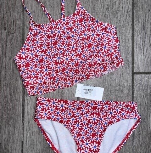 Girls Cat & Jack Daisy Two Piece Swimsuit