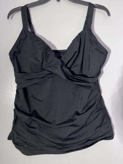 IMG 6808 rotated Women's Black Swimsuit Top Size 16