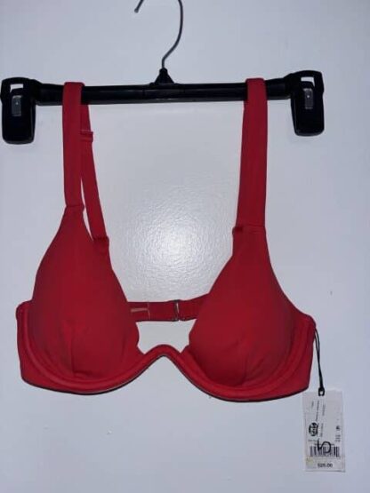 IMG 6820 rotated Women's Red Shade & Shore Red Underwire Bikini Top Size 32B