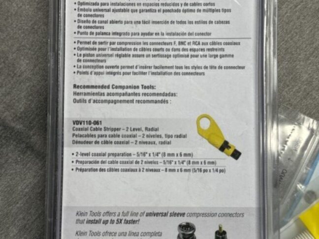 Extended Reach Coax Crimper Klein Tools