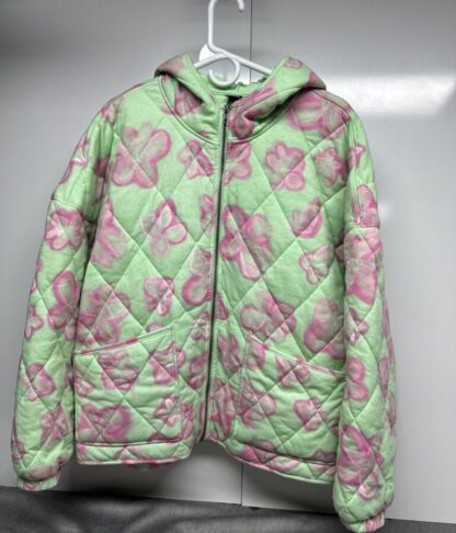 Womans Mint Green Flower Jacket