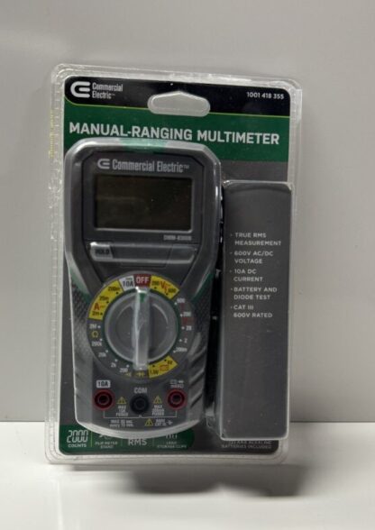 Multi Ranging Multimeter Commercial Electric