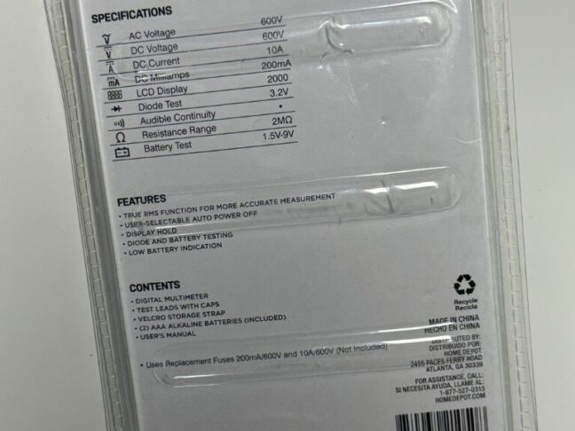 Multi Ranging Multimeter Commercial Electric - Image 4