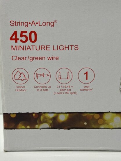 IMG 4054 Medium rotated Clear Mini LED Lights String 450 Lights 31ft