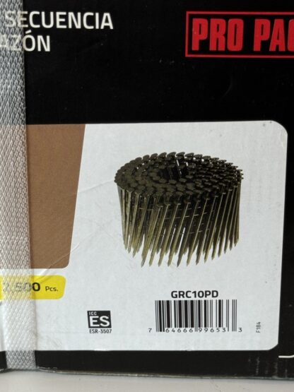 IMG 4380 Medium rotated Collated Framing Nails 3x.120 Grip Rite