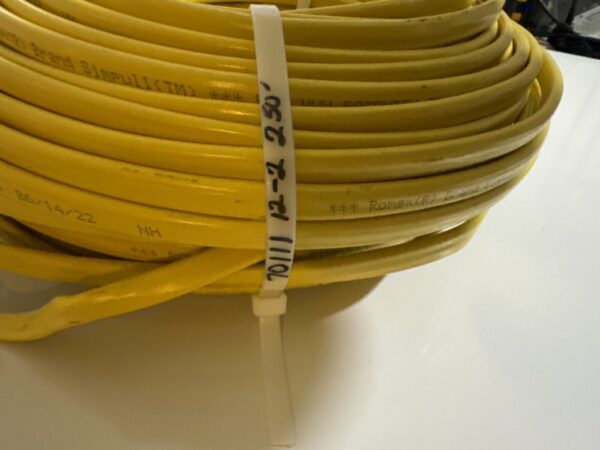 Southwire 245ft Romex Cable 12/2 SIMpull Solid Indoor Non-Metallic Wire - Image 3