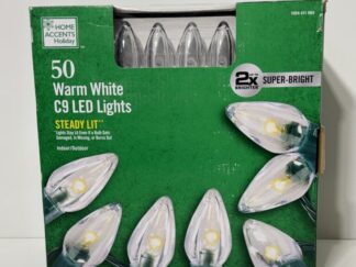 Home Accents 50 Lights C9 Warm White LED