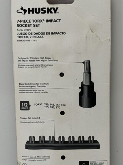Husky 7 Piece Torx Impact Socket - Image 6