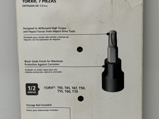 Husky 7 Piece Torx Impact Socket - Image 6