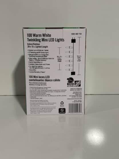 Home Accents holiday 100 Warm White Twinkling Mini LED Lights - Image 10