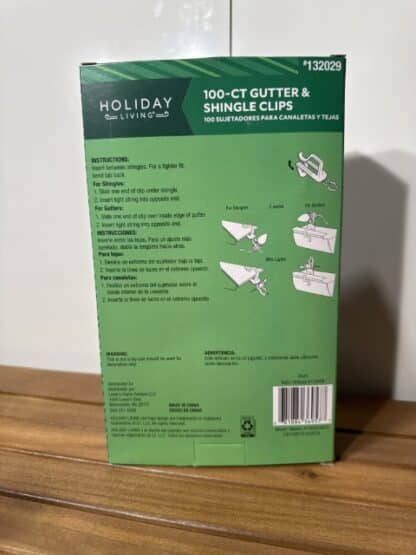 Holiday Living 100 Count Shingle Clips - Image 5