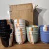 Plastic Planters 12 Pack Multiple Colors