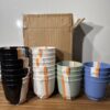 Plastic Planters 12 Pack Multiple Colors - Image 3