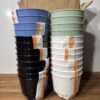 Plastic Planters 12 Pack Multiple Colors - Image 4