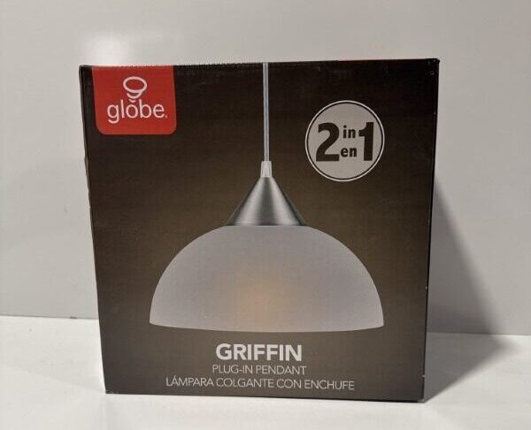 Globe Griffin Plug In Pendant