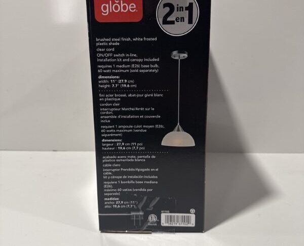 Globe Griffin Plug In Pendant - Image 6