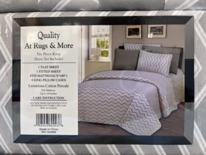 Six piece king sheet set - Image 8