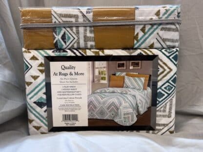 Six piece queen sheet set