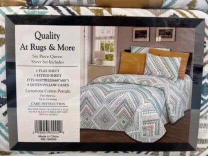 Six piece queen sheet set - Image 4