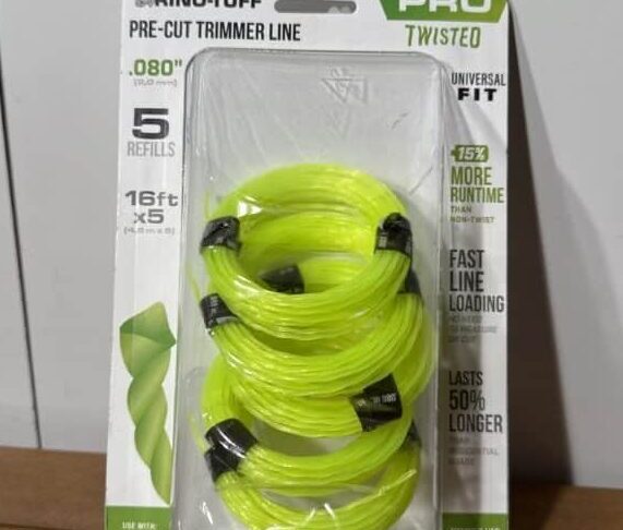 RinoTuff Precut Trimmer Line 5 pack .08