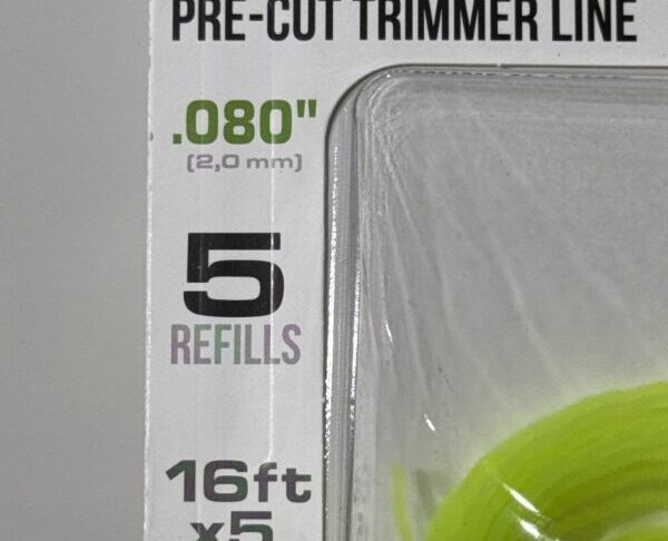 RinoTuff Precut Trimmer Line 5 pack .08 - Image 3