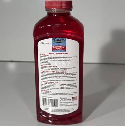 Pennington 16 oz. Hummingbird Nectar Concentrate – Natural Springs Formula with Added Vitamins - Image 3