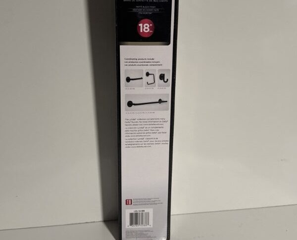 Delta Lydall 18 Inch Towel Bar Matte Black - Image 4
