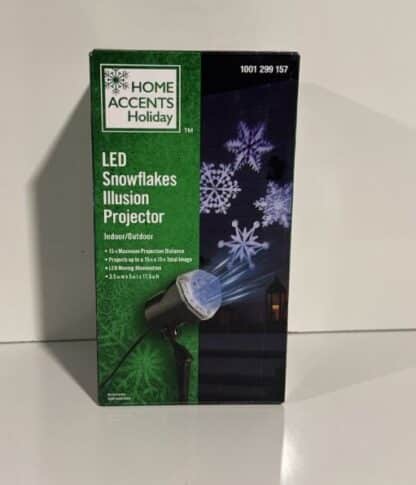 Snowflake LED Illusion Projector Home Accents