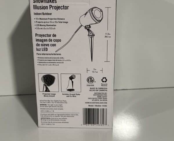 Snowflake LED Illusion Projector Home Accents - Image 4