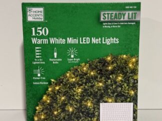 150 Count Warm White Net Lights Steady Lit