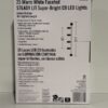 25 Warm White C9 Faceted LED Lights - Image 3