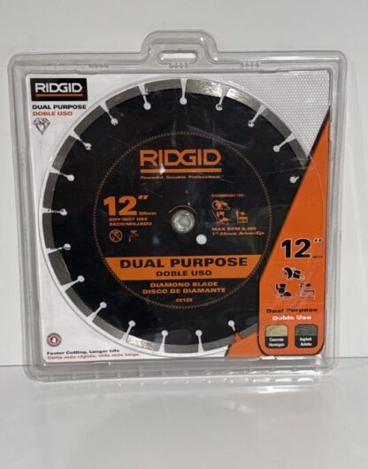 Ridgid Dual Purpose Diamond Blade 12" inch