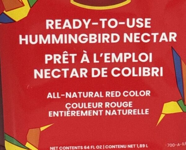 More Birds 64 Oz Red Ready To Use Hummingbird Nectar MB700 - Image 2