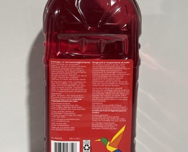 More Birds 64 Oz Red Ready To Use Hummingbird Nectar MB700 - Image 4