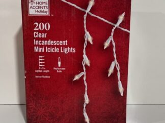 200 Clear Mini Icicle Lights Incandescent Home Accents