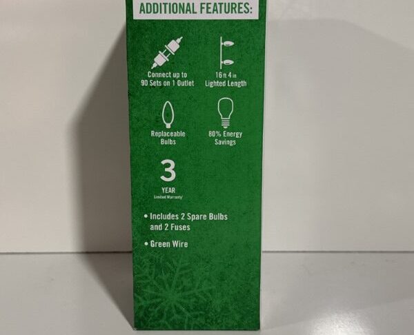 50 Warm White C6 LED Lights Home Accents - Image 4