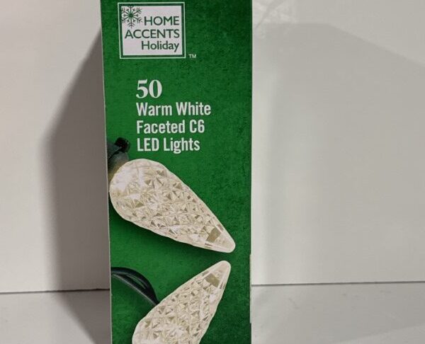 50 Warm White C6 LED Lights Home Accents - Image 5