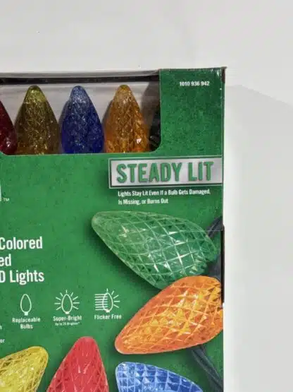 25 Multi Colored C9 Faceted LED Lights - Image 4