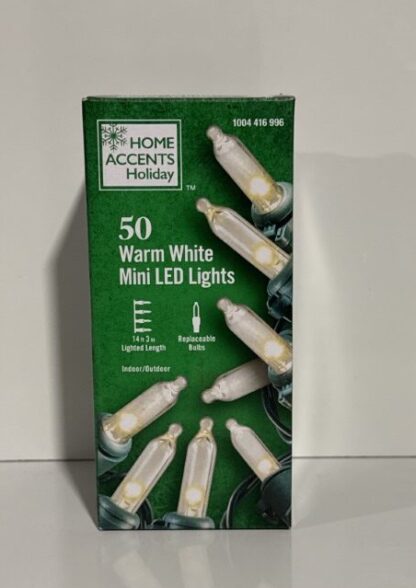 50 Warm White Mini LED Lights Home Accents