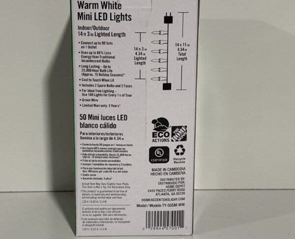 50 Warm White Mini LED Lights Home Accents - Image 3