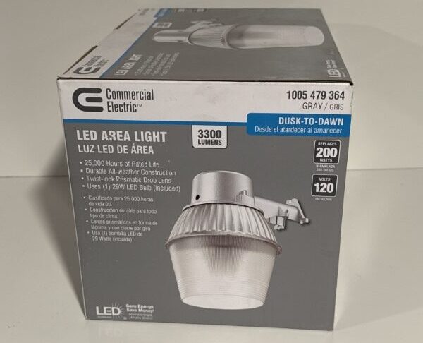 3300 Lumen LED Area Light Commercial Electric - Image 2