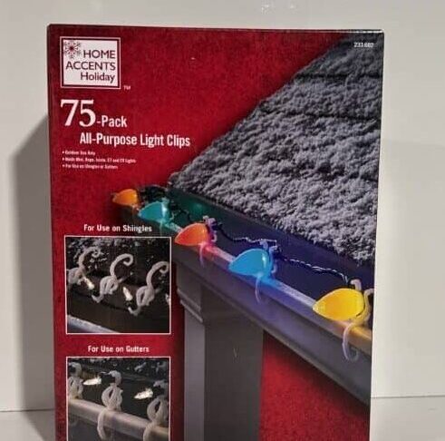75 Pack All Purpose Light Clips