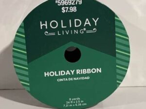 Pine Tree Holiday Ribbon Holiday Living 8 Yards