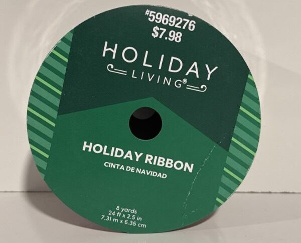 Plaid Holiday Ribbon 8 Yards Holiday Living - Image 5