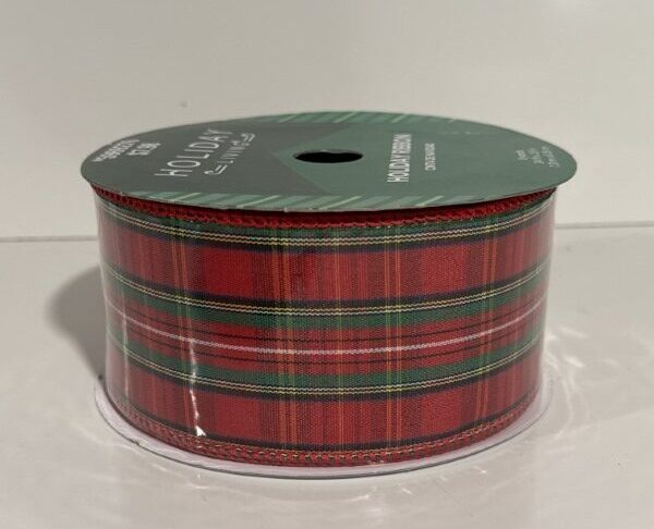 Plaid Holiday Ribbon 8 Yards Holiday Living
