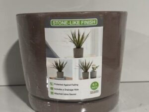 Chocolate Italio Planter 6.3” inch
