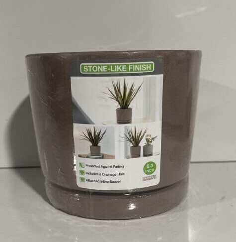 Chocolate Italio Planter 6.3” inch